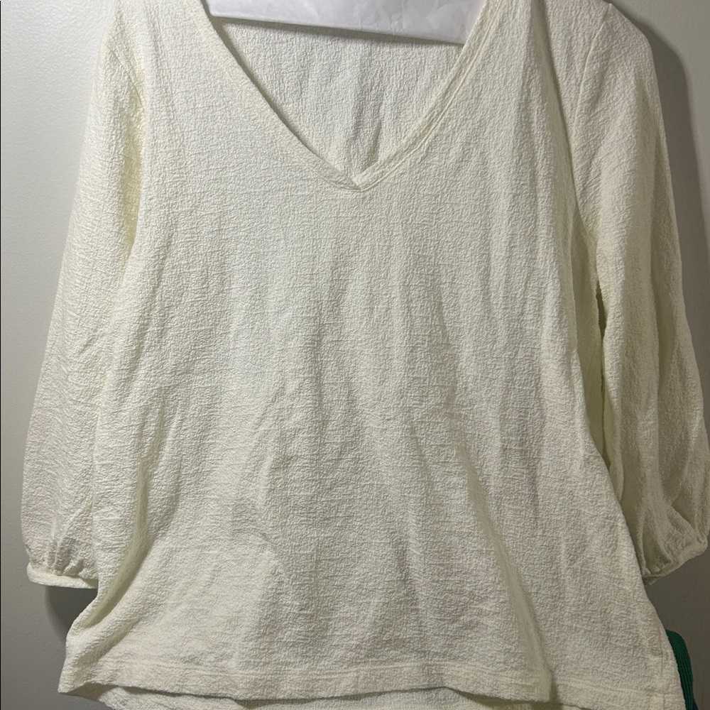 Garnet Hill Pebble-Stitch Knit Top - Picture 3 of 9
